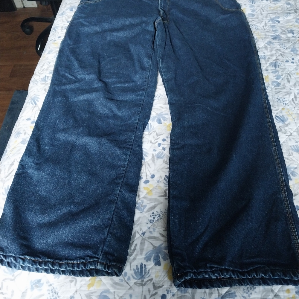 Men's flannel lined jeans